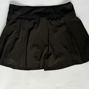 Nike women’s black golf tennis skort skirt size L NWT